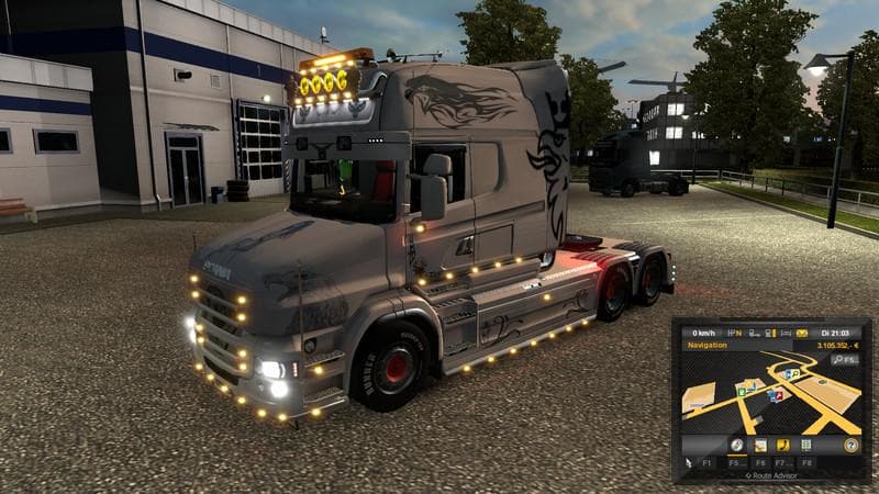 Scania V8 v1.21.x – Skins mod for Euro Truck Simulator 2