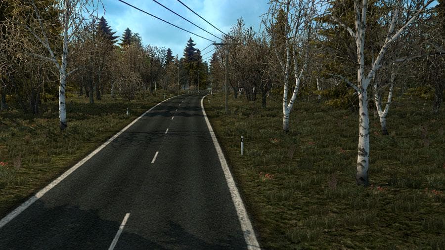 Early & Late Autumn Weather Mod v4.3 - ETS2 mods download – mod screenshot 2