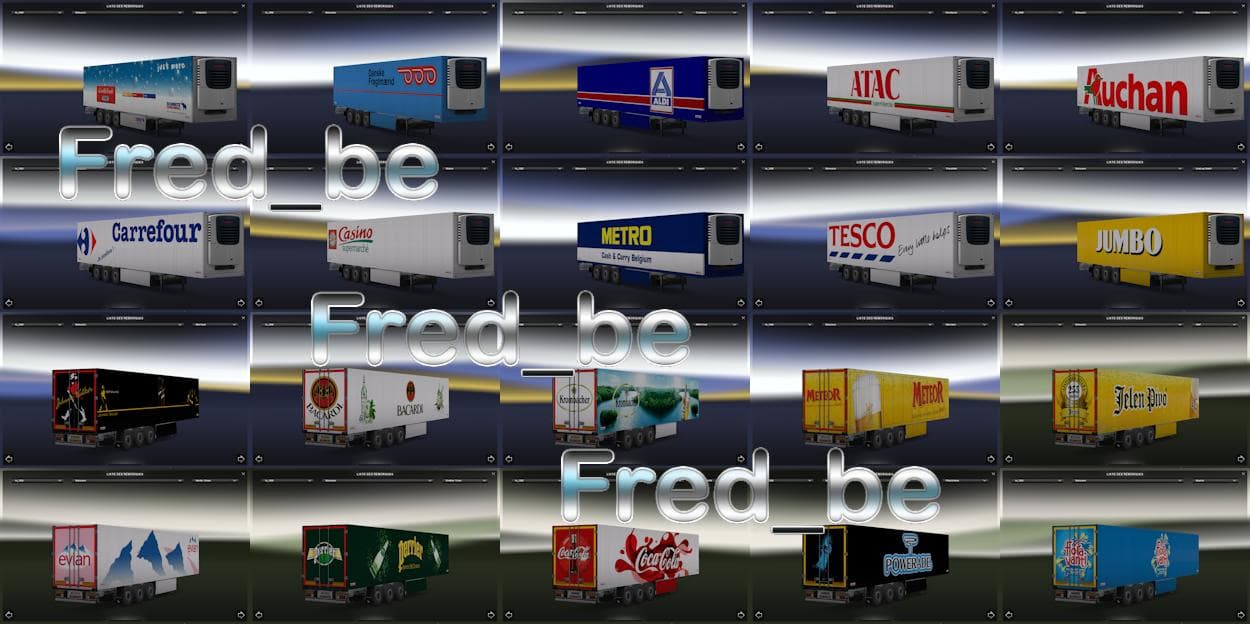 Trailer Pack V1.21 1.21.x – Trailers mod for Euro Truck Simulator 2