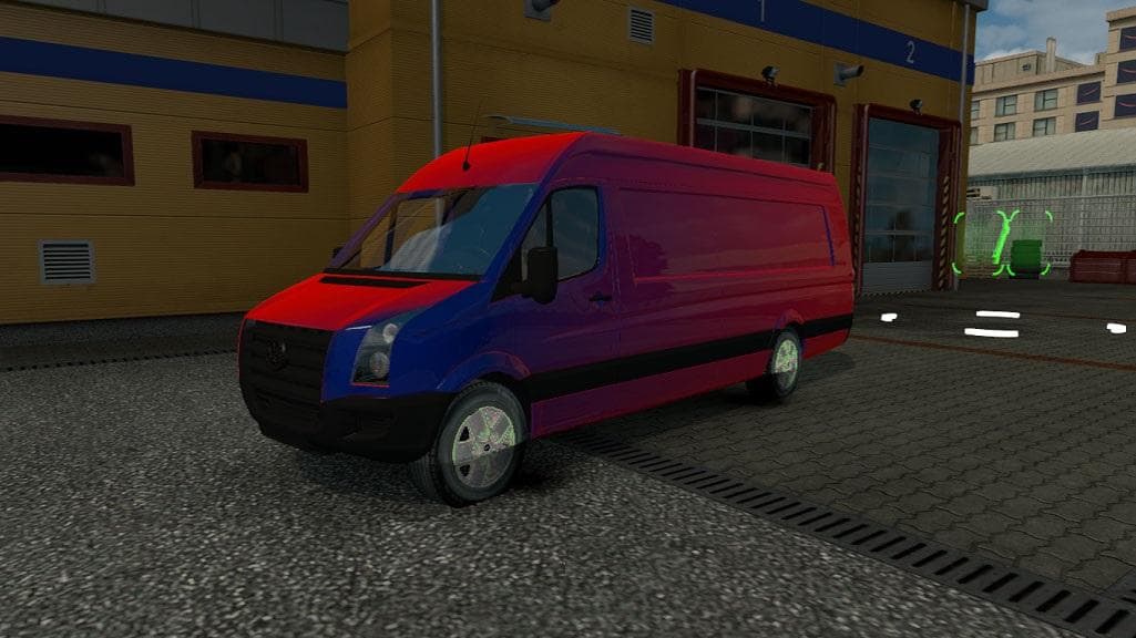 VOLKSWAGEN CRAFTER EXTRA LONG – Trucks mod for Euro Truck Simulator 2