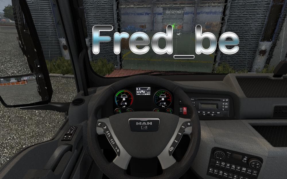 Dashboard for MAN TGX 1.21.x – Parts mod for Euro Truck Simulator 2