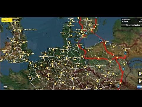 COLOR MAP OF EUROPE – Maps mod for Euro Truck Simulator 2