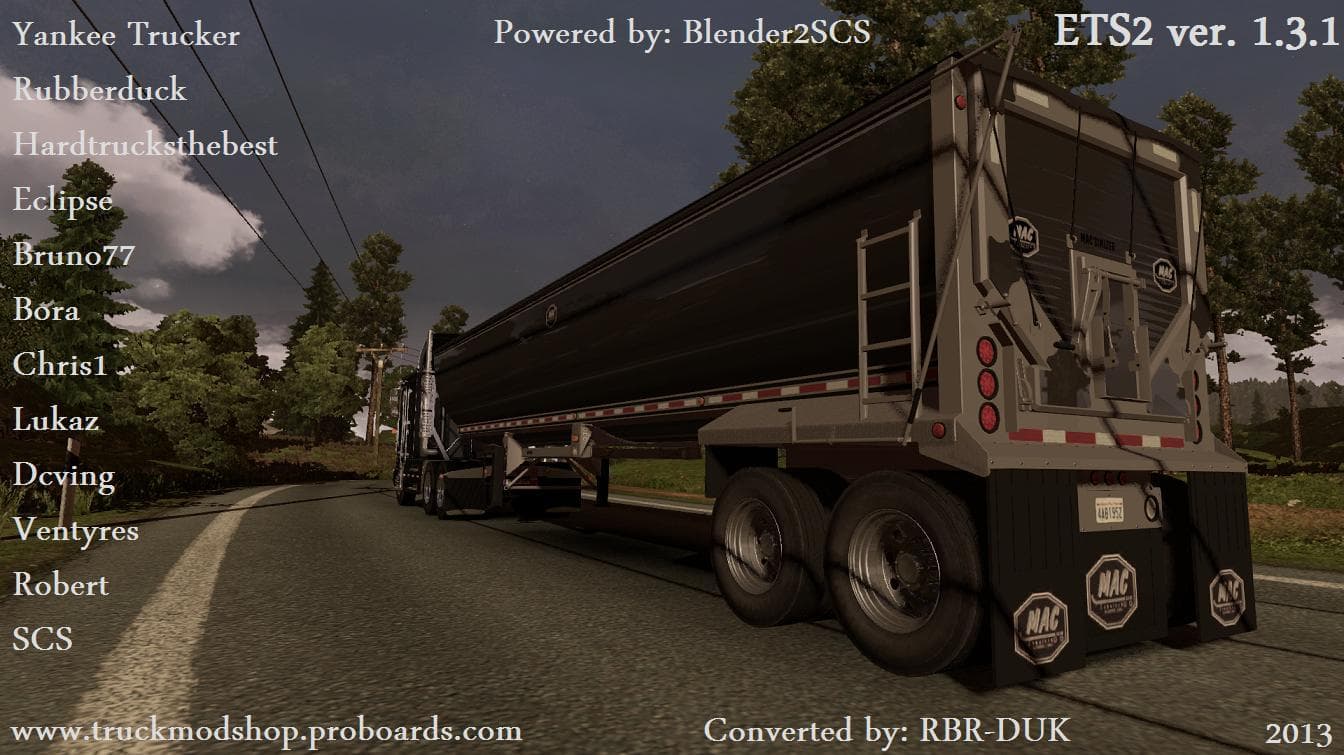 AMERICAN TRAILERS PACK 1.21.X - ETS2 mods download – trailers screenshot 2