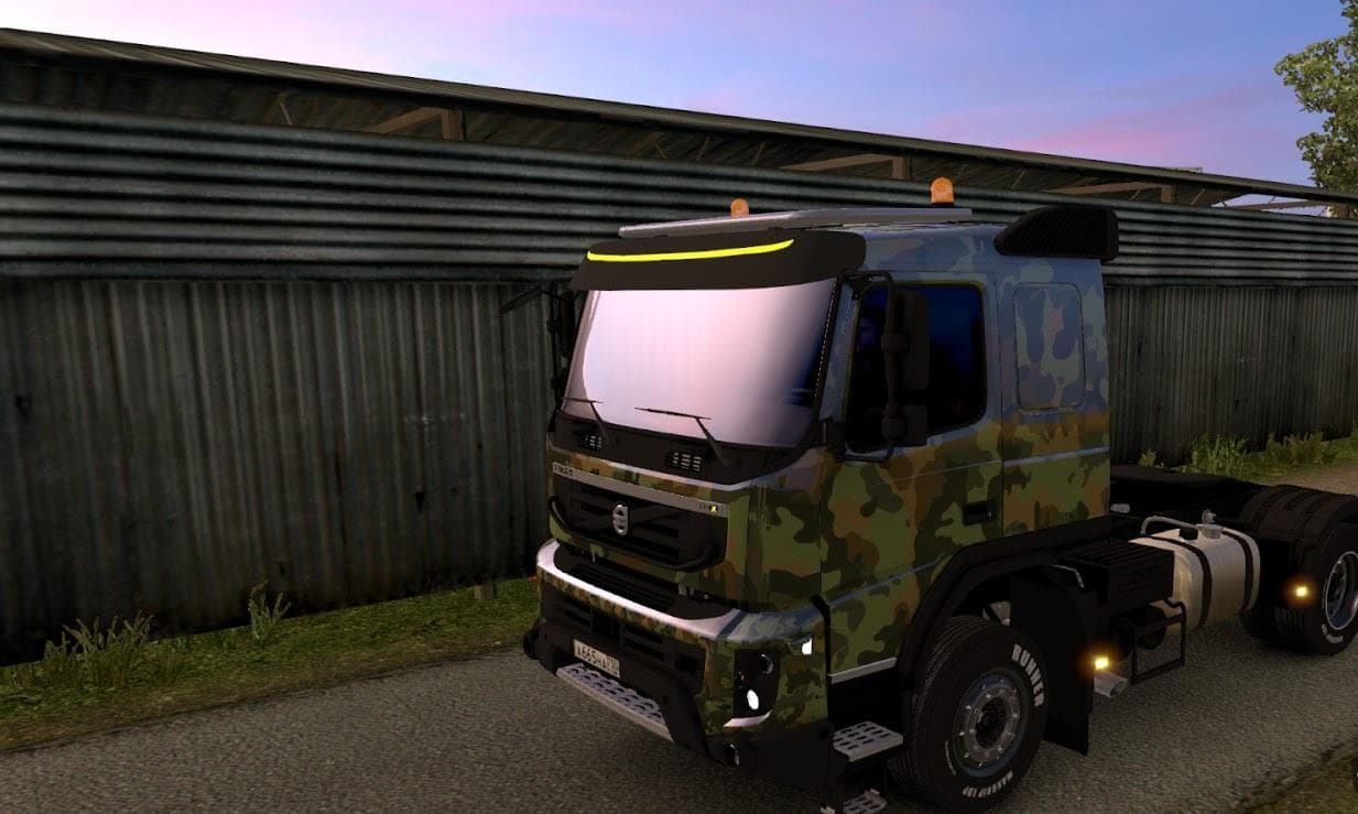 ARMY SKIN FOR VOLVO FMX 540 – Skins mod for Euro Truck Simulator 2