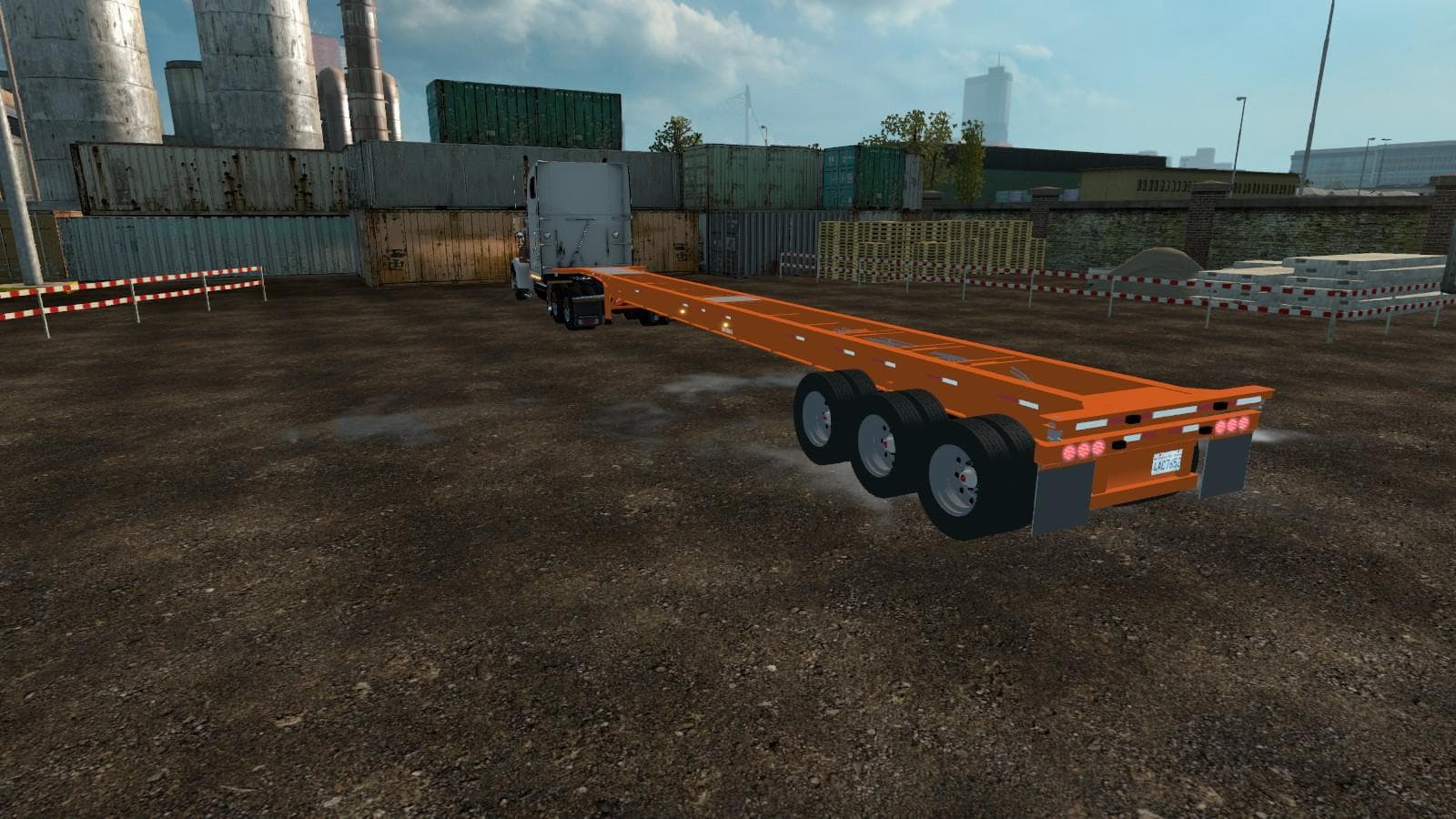 CHASSIS CONTAINER 53FT 1.21.X – Trailers mod for Euro Truck Simulator 2
