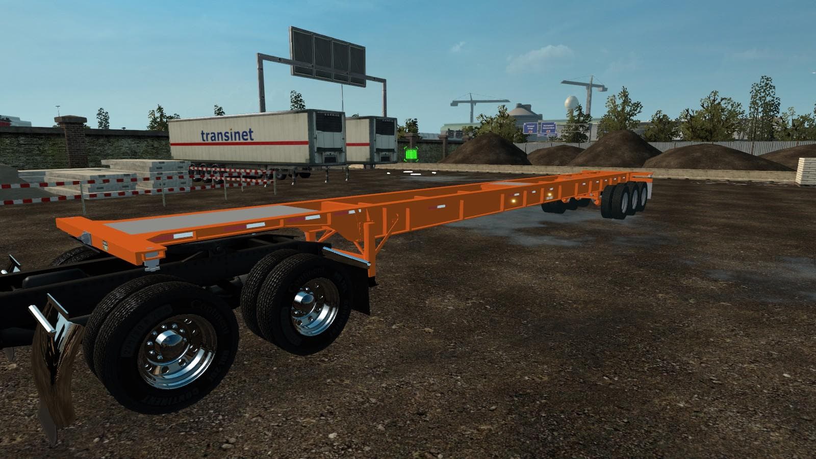 CHASSIS CONTAINER 53FT 1.21.X - ETS2 mods download – trailers screenshot 2
