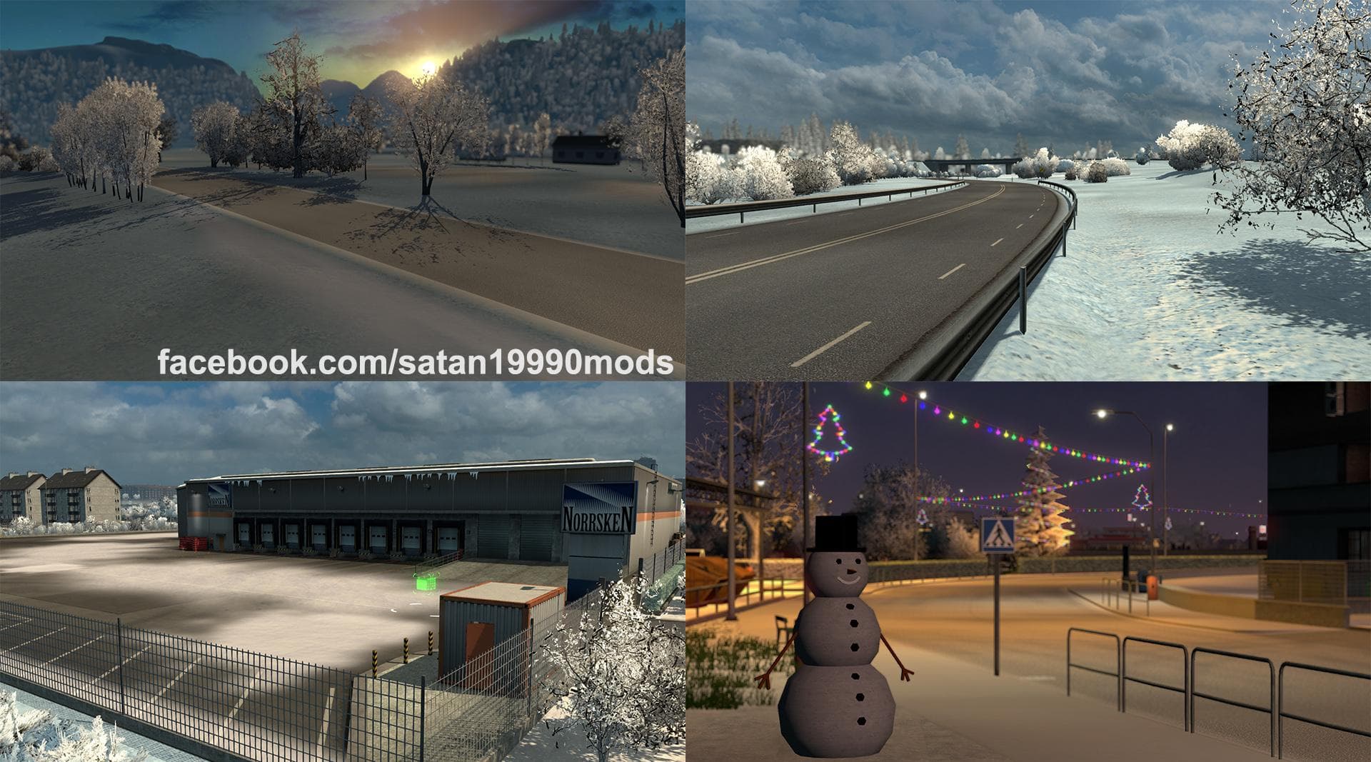 COMPLETE WINTER MOD V2.5 – Maps mod for Euro Truck Simulator 2