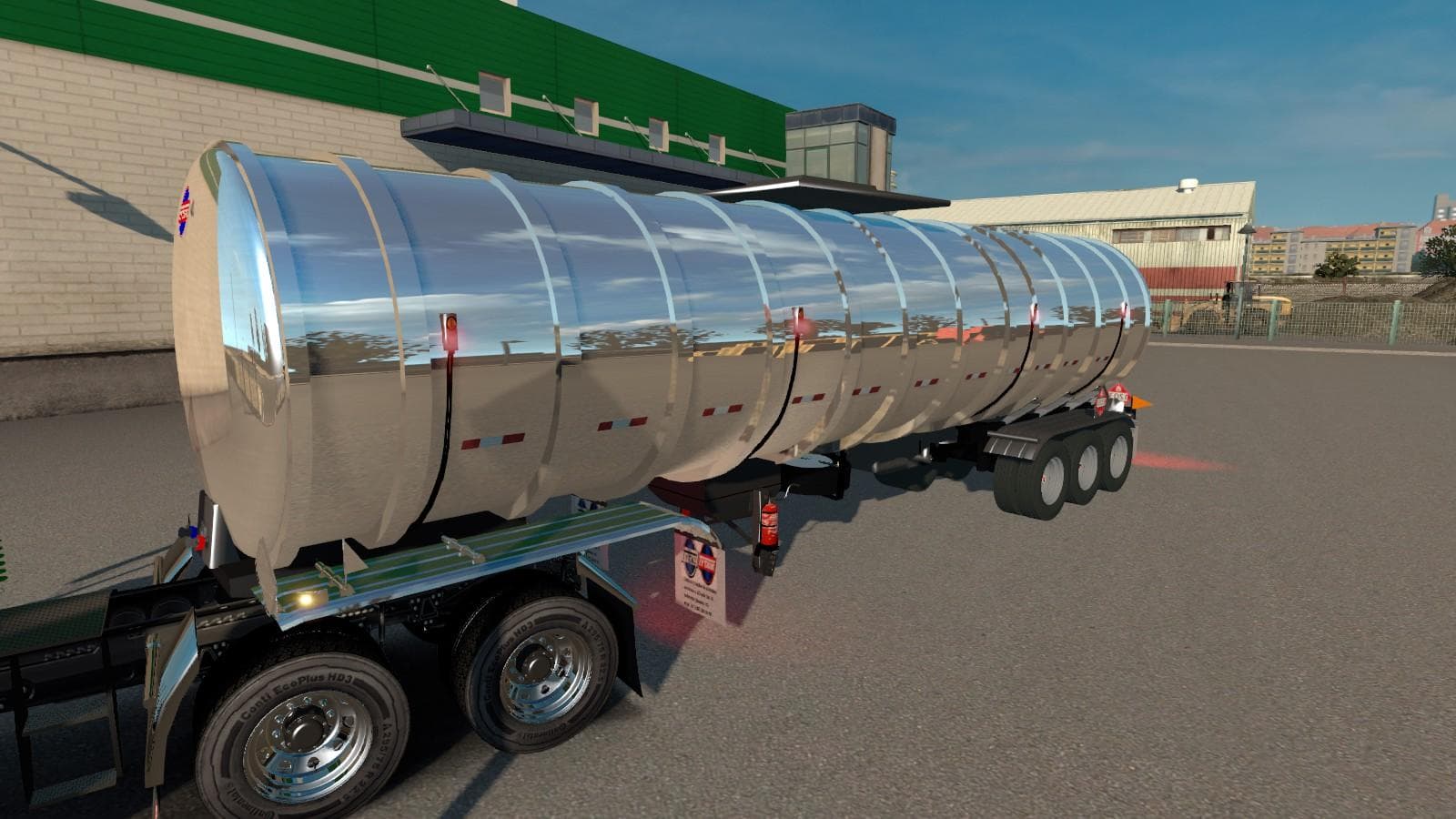 CISTERN CHROME 3 AXLE 1.21.X – Trailers mod for Euro Truck Simulator 2