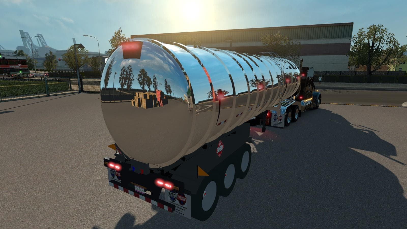 CISTERN CHROME 3 AXLE 1.21.X - ETS2 mods download – trailers screenshot 2