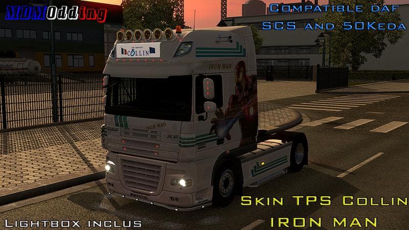 SKIN TPS COLLIN IRON MAN 1.21.X – Skins mod for Euro Truck Simulator 2