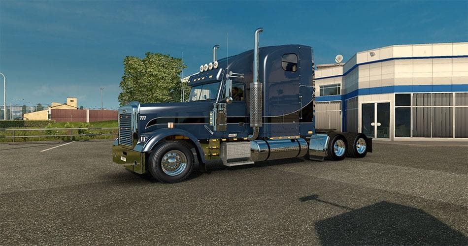 FREIGHTLINER CLASSIC MAVI SKIN – Skins mod for Euro Truck Simulator 2