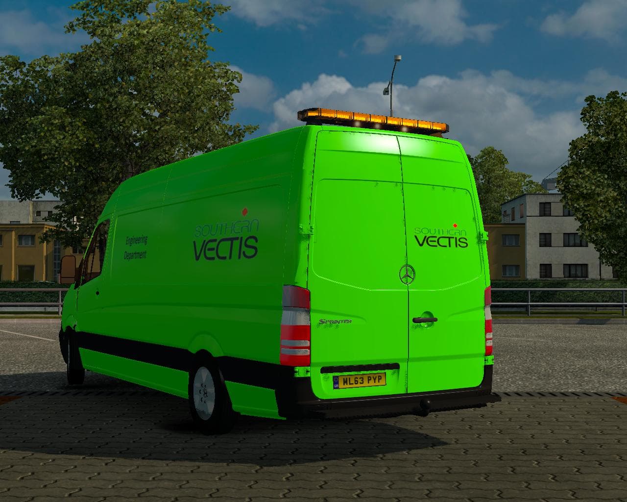 SOUTHERN VECTIS SPRINTER RESKIN - ETS2 mods download – skins screenshot 2