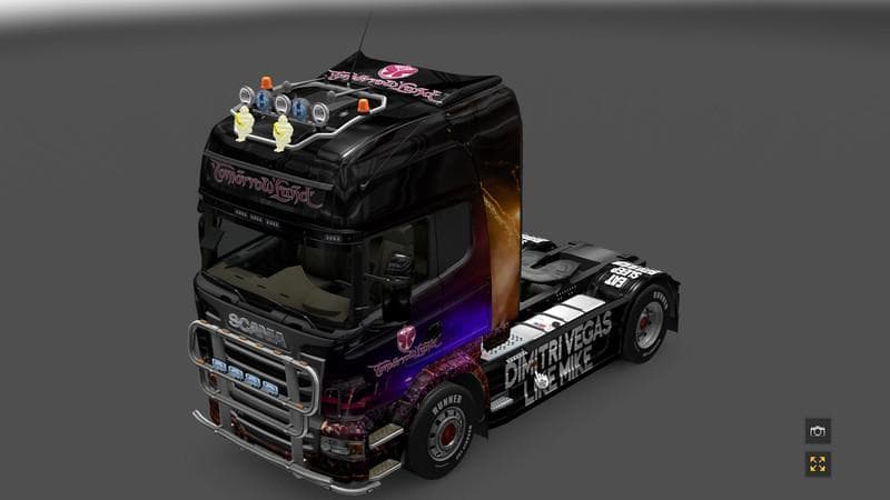 ETS2 Tomorrowland v1.0 – Skins mod for Euro Truck Simulator 2