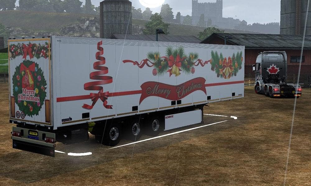 CHRISTMAS TRAILER 1.22.X – Trailers mod for Euro Truck Simulator 2