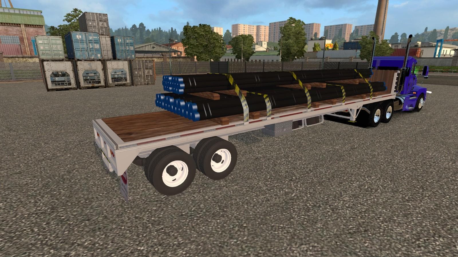 Flatbed Tubes 1.22.x - ETS2 mods download – trailers screenshot 2