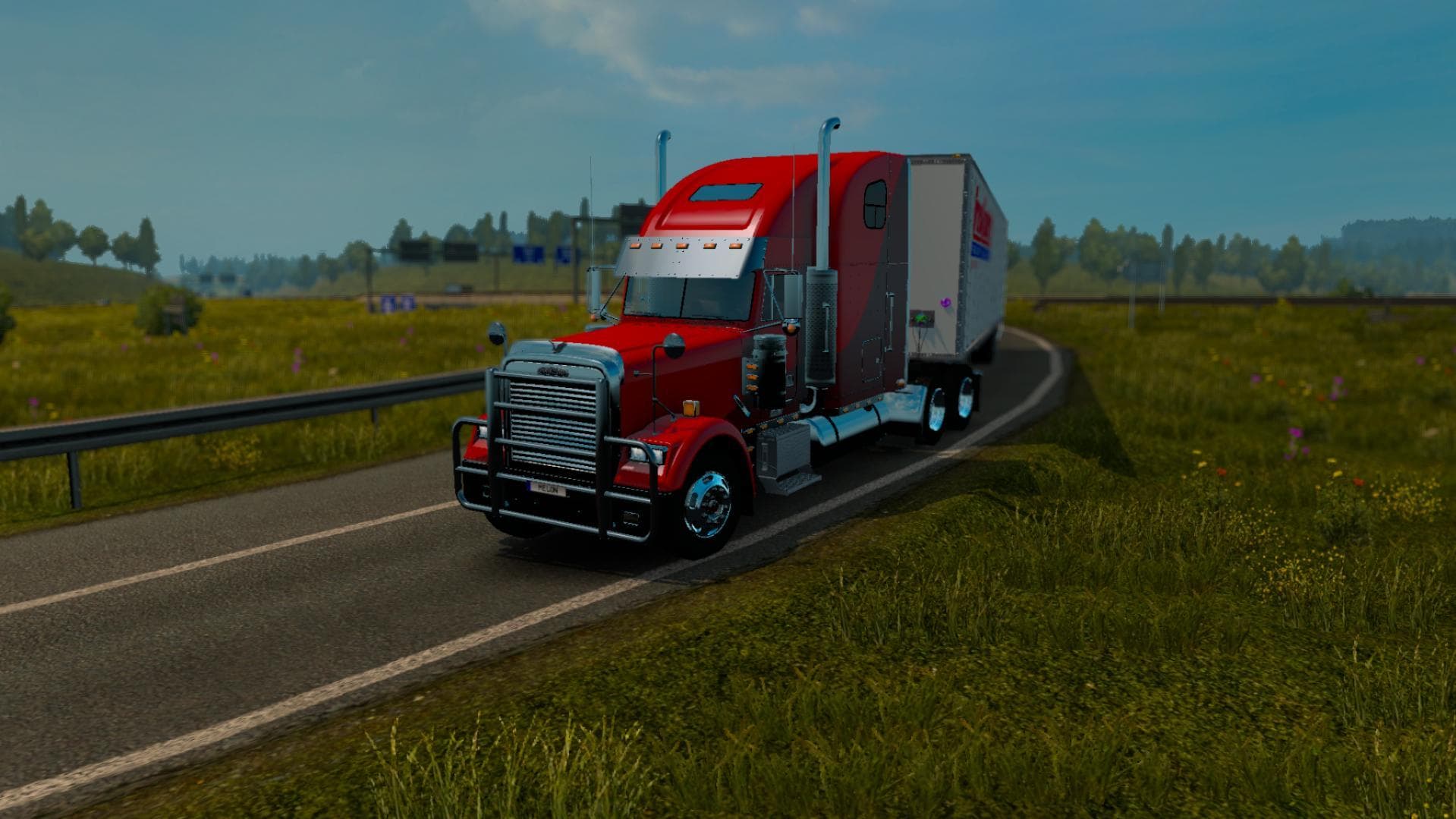 FREIGHTLINER CLASSIC CUSTOMIZE ABLE CURVY SKIN – Skins mod for Euro Truck Simulator 2