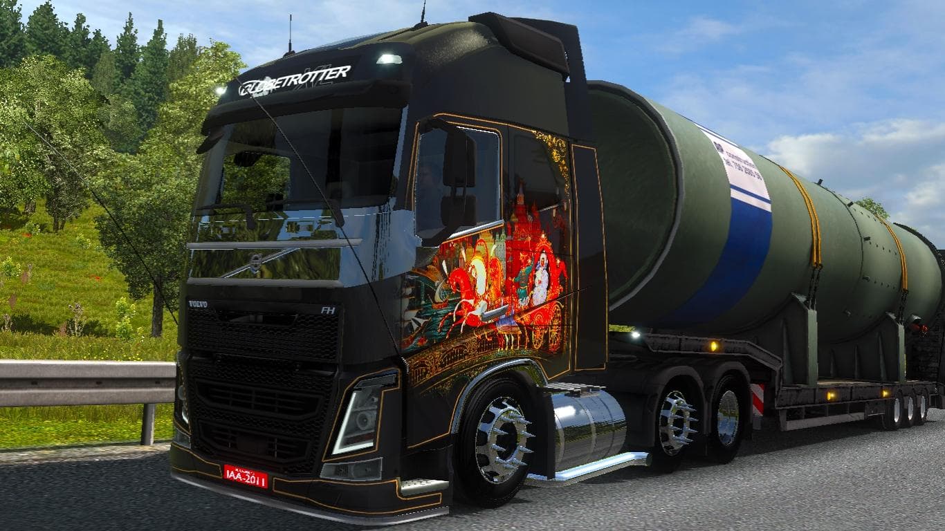 VOLVO FH16 TUNING 1.22 – Parts mod for Euro Truck Simulator 2