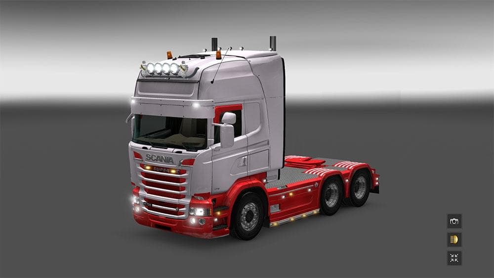 SCANIA RJL TOPLINE SKIN – Skins mod for Euro Truck Simulator 2