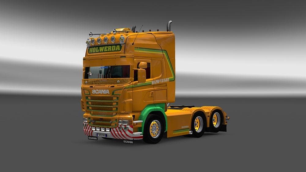 SCANIA RJL V.D.VLIST SKIN – Skins mod for Euro Truck Simulator 2