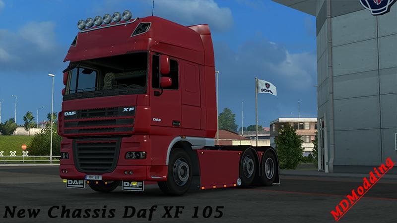 CUSTON CHASSIS DAF XF 105 SCS V1.22 - ETS2 mods download – parts screenshot 2