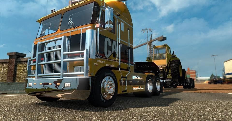 CAT SKIN FOR THE K100 – Skins mod for Euro Truck Simulator 2