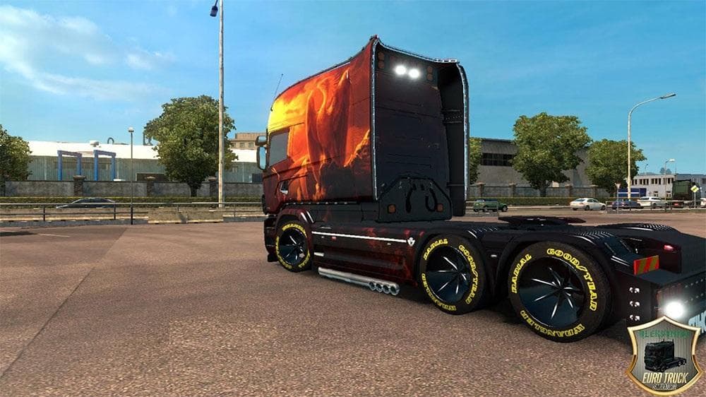 THE PHOENIX SKIN FOR RJL SCANIA LONGLINE – Skins mod for Euro Truck Simulator 2