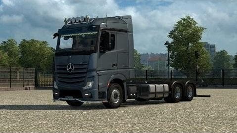 MERCEDES ACTROS MP4 BDF EMPTY CHASSIS – Parts mod for Euro Truck Simulator 2