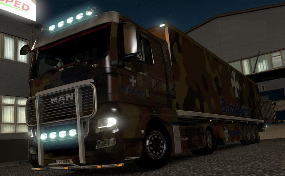 BUNDESWEHR SKIN PACK FOR MAN TGX – Skins mod for Euro Truck Simulator 2