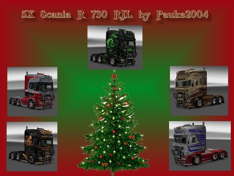 PAUKE2004 SCANIA RJL V1.16 - 1.22 – Skins mod for Euro Truck Simulator 2