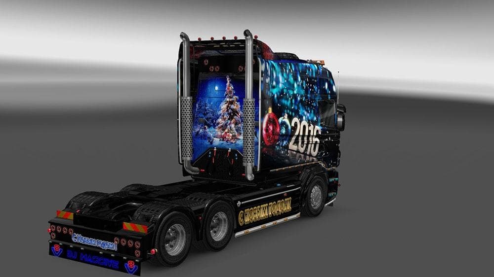 NEW YEAR 2016 COMBO PACK - ETS2 mods download – skins screenshot 2