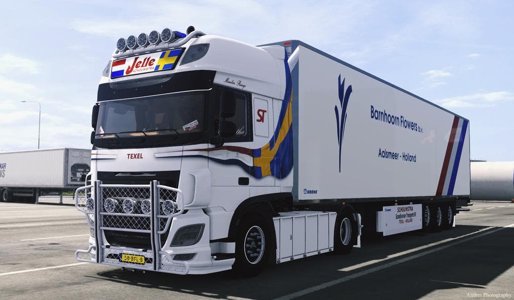 DAF EURO6 JELLE SHOUWSTRA 1.22 – Skins mod for Euro Truck Simulator 2