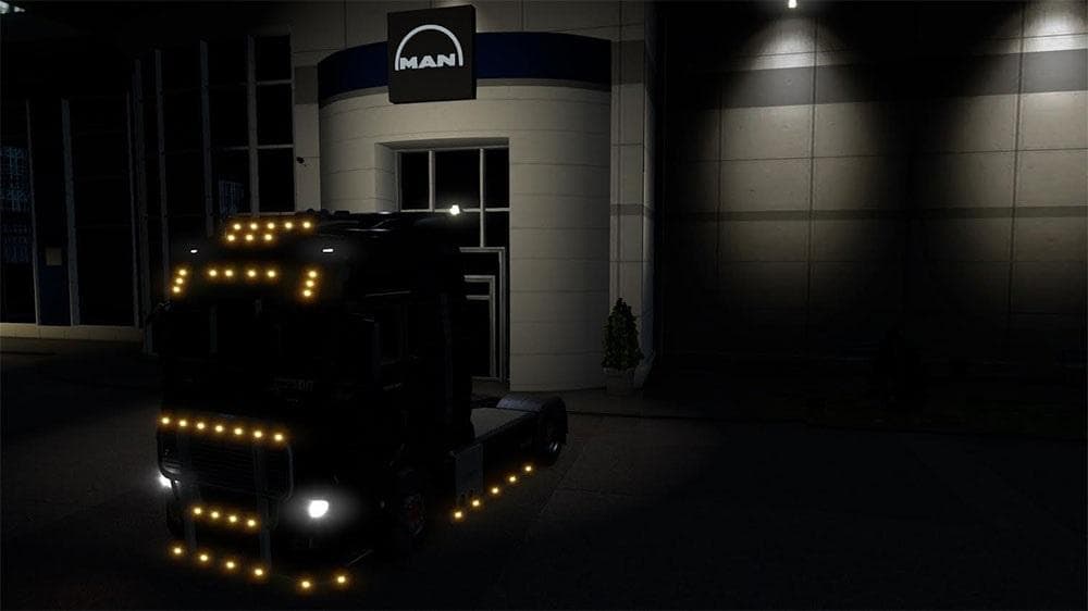 MAN TGX 750 HP LIGHTPLUS MULTIPLAYER READY – Parts mod for Euro Truck Simulator 2
