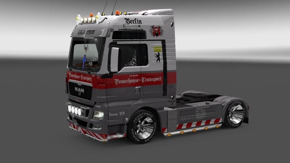 POWERHOUSE MAN EURO5 V8 SKIN – Skins mod for Euro Truck Simulator 2