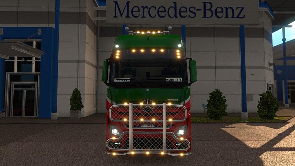 MERCEDES ACTROS 2014 LIGHT PLUS MULTIPLAYER READY V2.0 – Trucks mod for Euro Truck Simulator 2