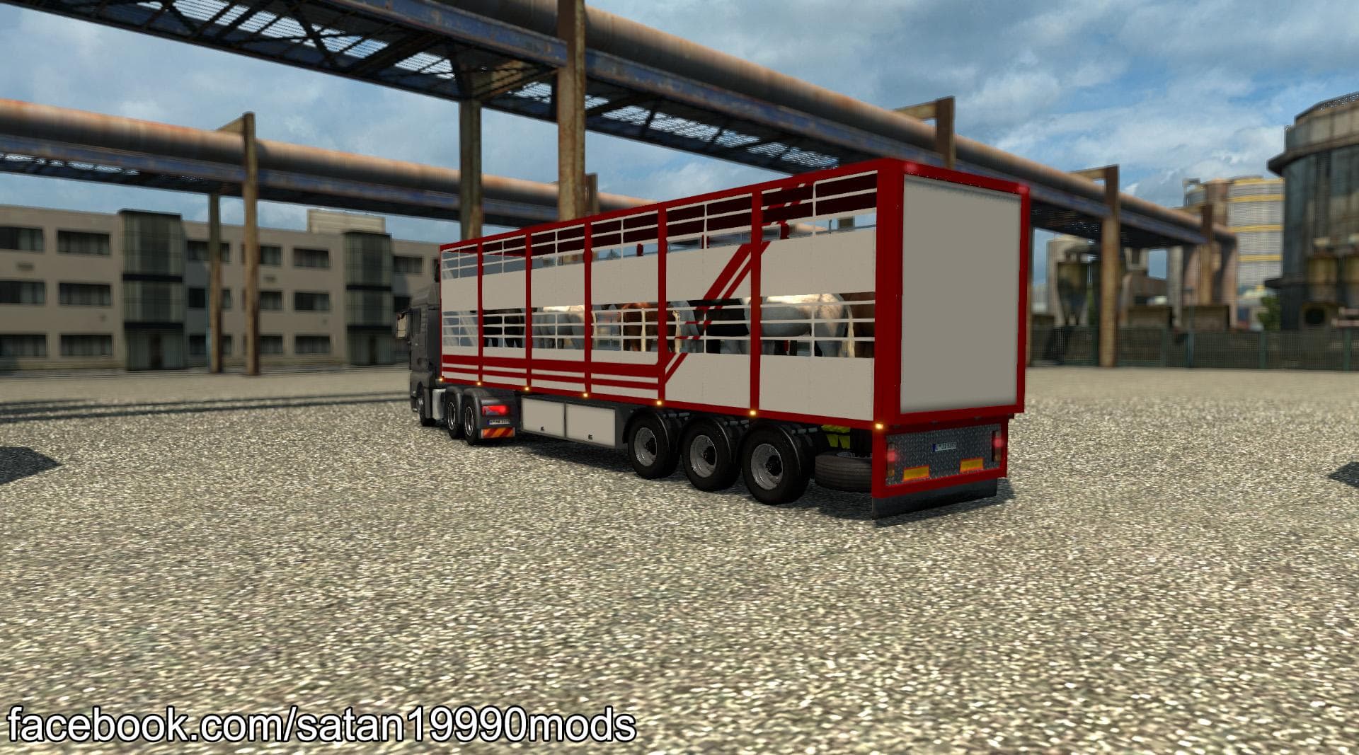 TMP - ANIMAL TRAILER V1.1 – Trailers mod for Euro Truck Simulator 2