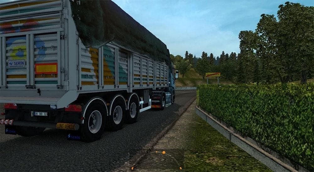 SERIN DAMPER TRAILER 1.22.X – Trailers mod for Euro Truck Simulator 2