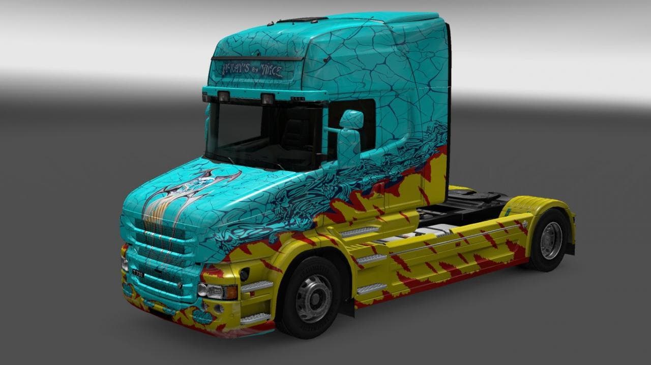 SCANIA T TOPLINE SKIN 1.22.X – Skins mod for Euro Truck Simulator 2