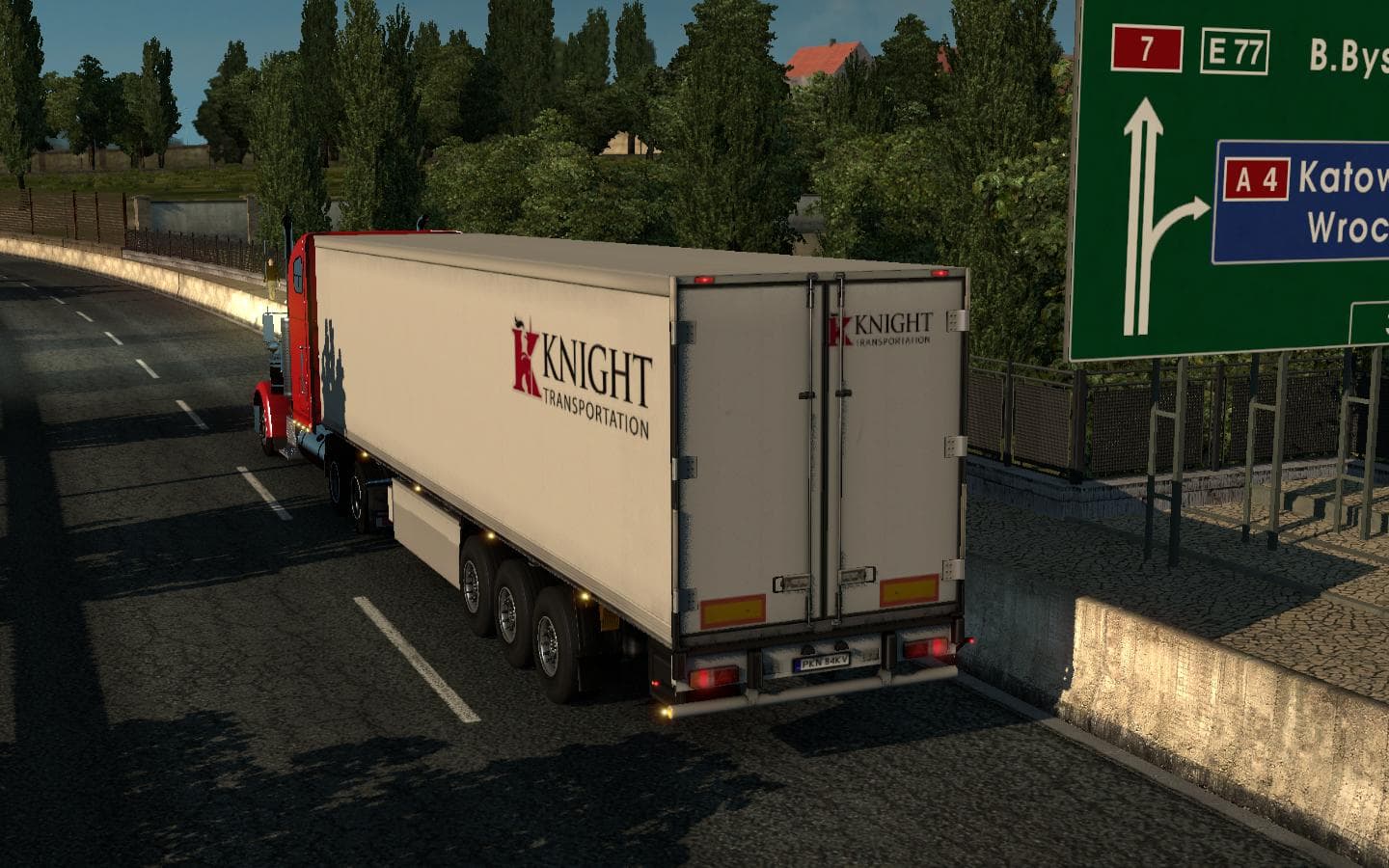 KNIGHT TRANSPORTATION – Skins mod for Euro Truck Simulator 2