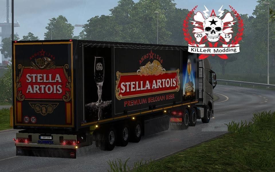 STELLA ARTOIS TRAILER 1.22.X – Trailers mod for Euro Truck Simulator 2