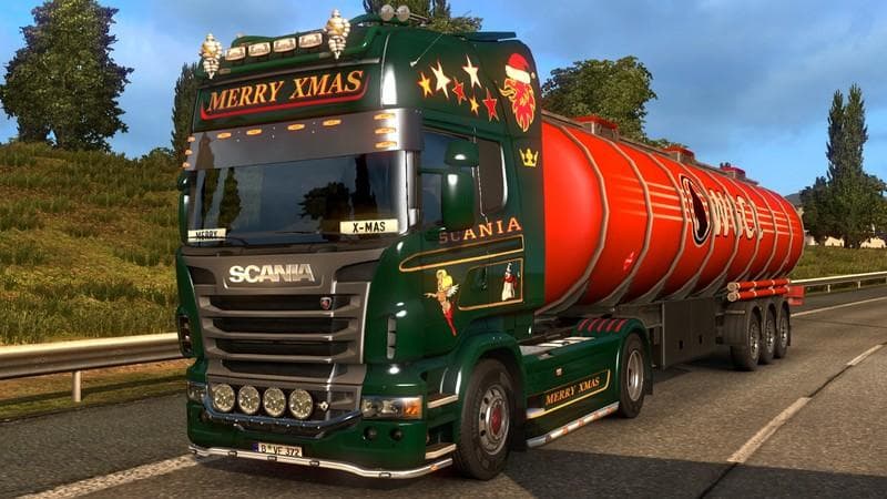 SCANIA R XMAS V1.0 – Skins mod for Euro Truck Simulator 2