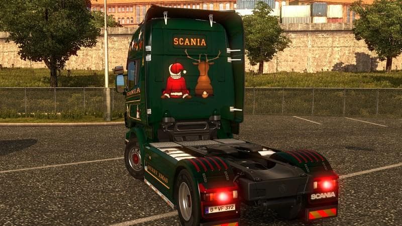 SCANIA R XMAS V1.0 - ETS2 mods download – skins screenshot 2