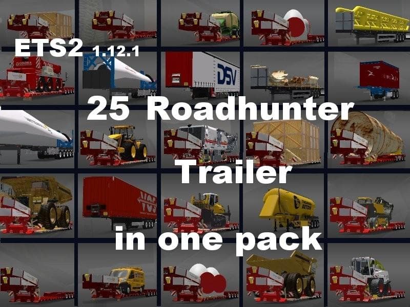 68 ROADHUNTER TRAILER IN PACK V5.3 - ETS2 mods download – trailers screenshot 2