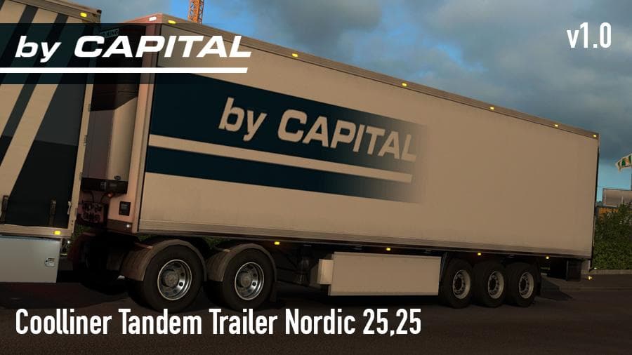COOLLINER TANDEM NORDIC TRAILER V1.0 – Trailers mod for Euro Truck Simulator 2