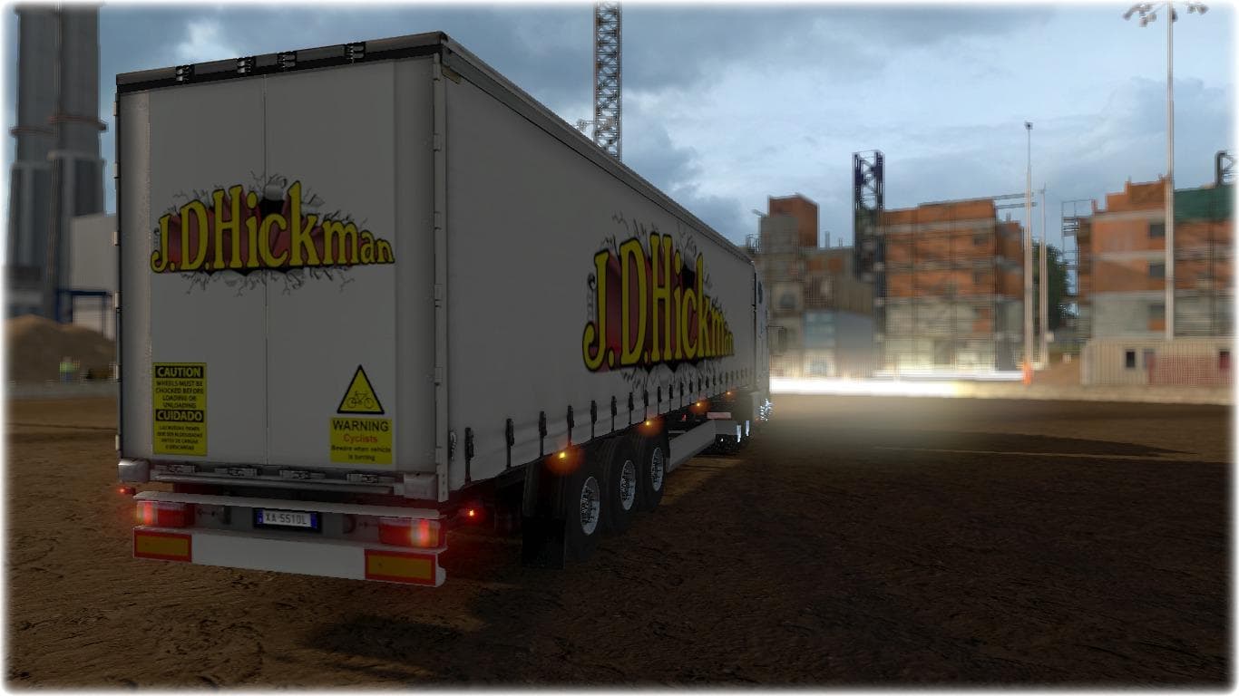 J.D.HICKMAN TRAILER 1.22.X - ETS2 mods download – skins screenshot 2