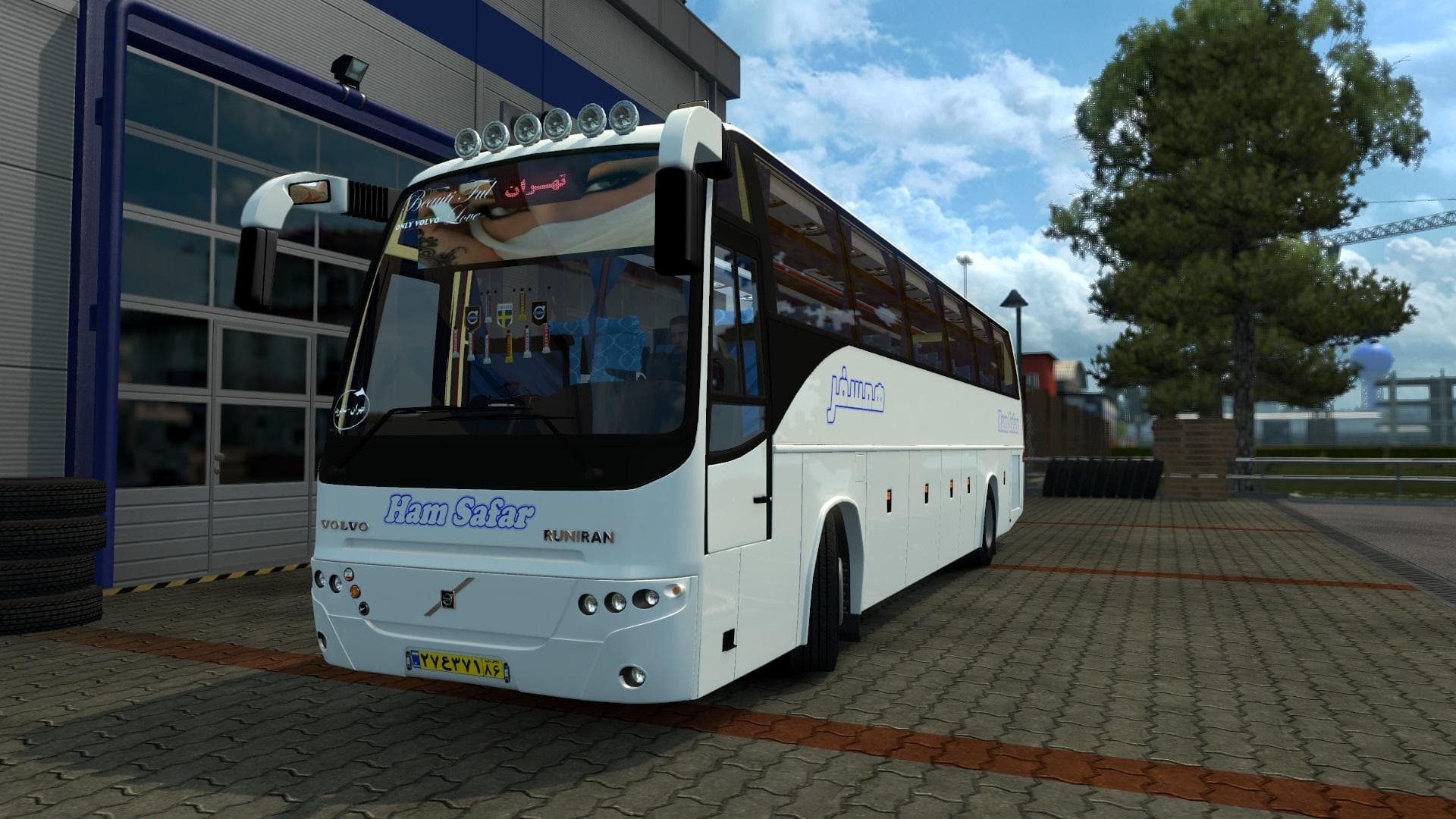 RUNIRAN VOLVO B12B TX V2.0 - ETS2 mods download – buses screenshot 2