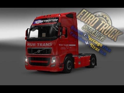 VOLVO FH CLASSIC NUR TRANS RED SKIN – Skins mod for Euro Truck Simulator 2