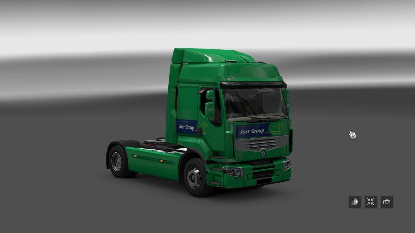 JOST GROUP RENAULT PREMIUM 1.22 – Skins mod for Euro Truck Simulator 2