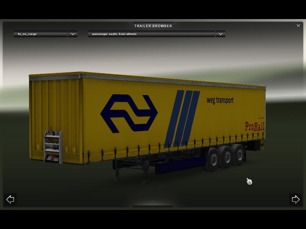 NS CARGO STAND ALONE TRAILER 1.22.X – Trailers mod for Euro Truck Simulator 2