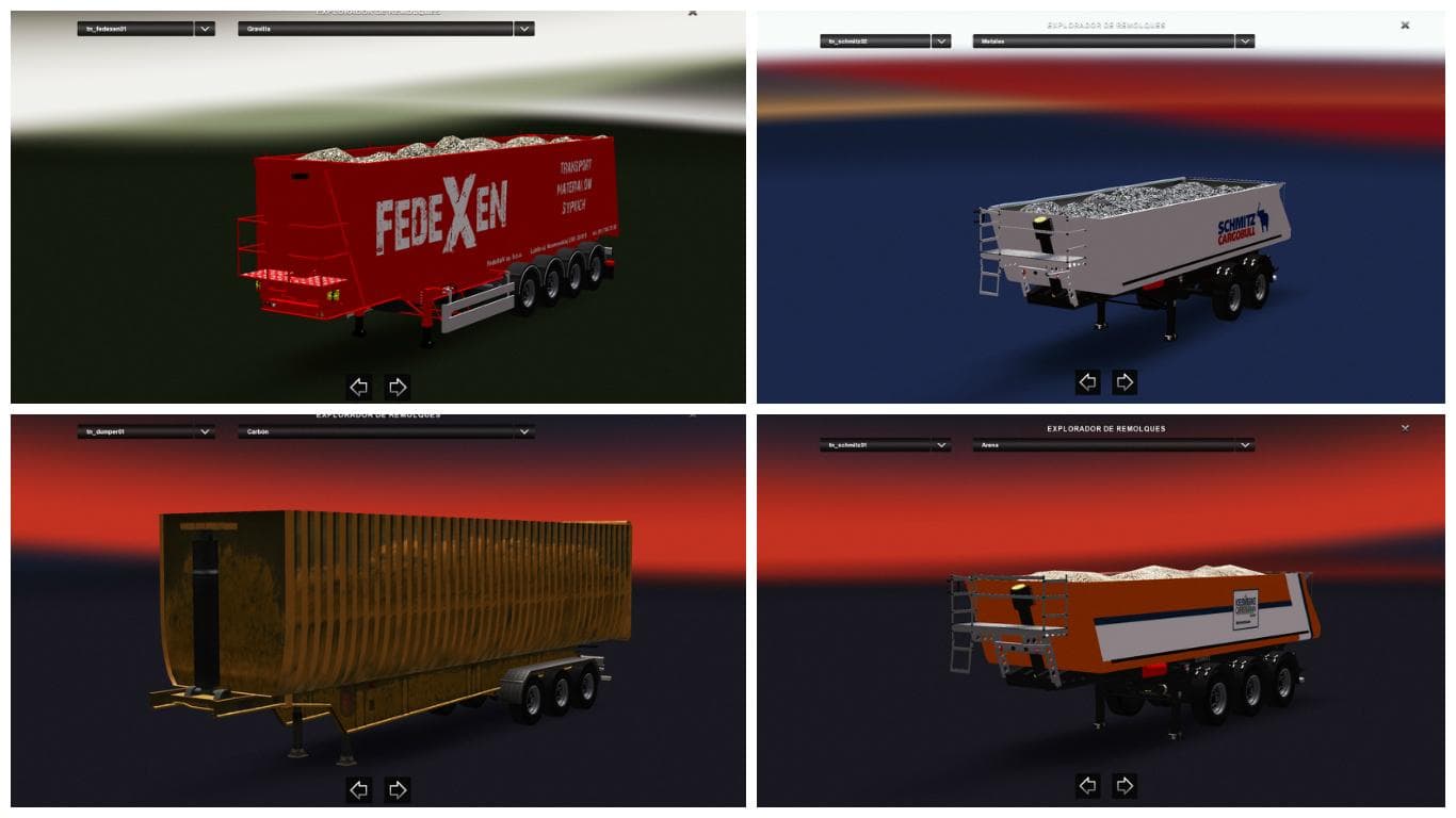 DUMPER PACK V1.0 - ETS2 mods download – parts screenshot 2