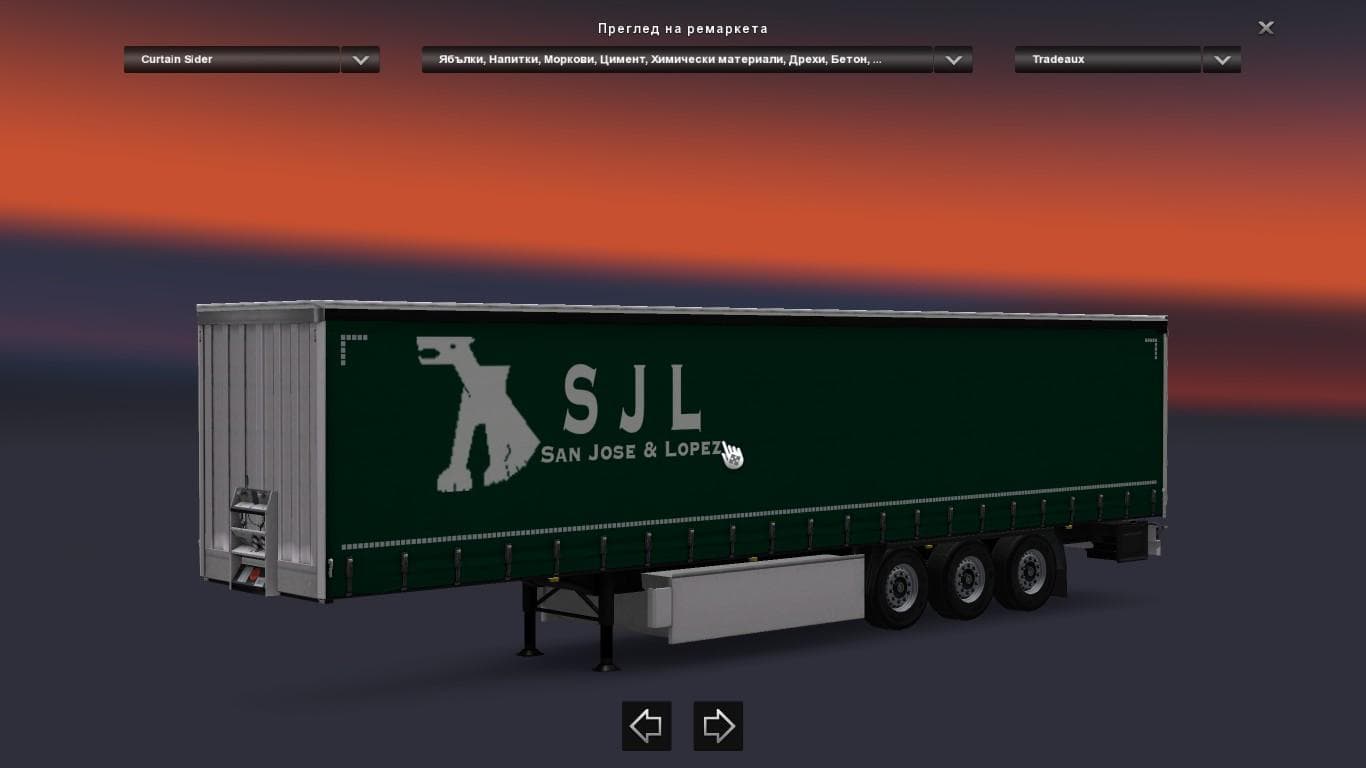 SAN JOSE LOPEZ TRAILERS 1.22 – Trailers mod for Euro Truck Simulator 2